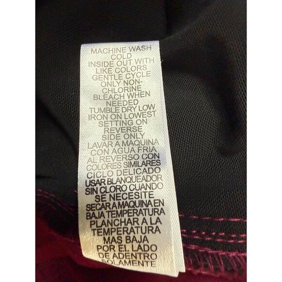 Democracy Burgundy Corduroy Pants Size 12 - Picture 8 of 8